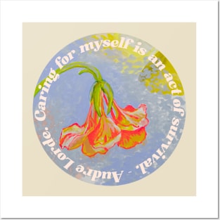 Caring For Myself Is An Act Of Survival, Audre Lorde Posters and Art